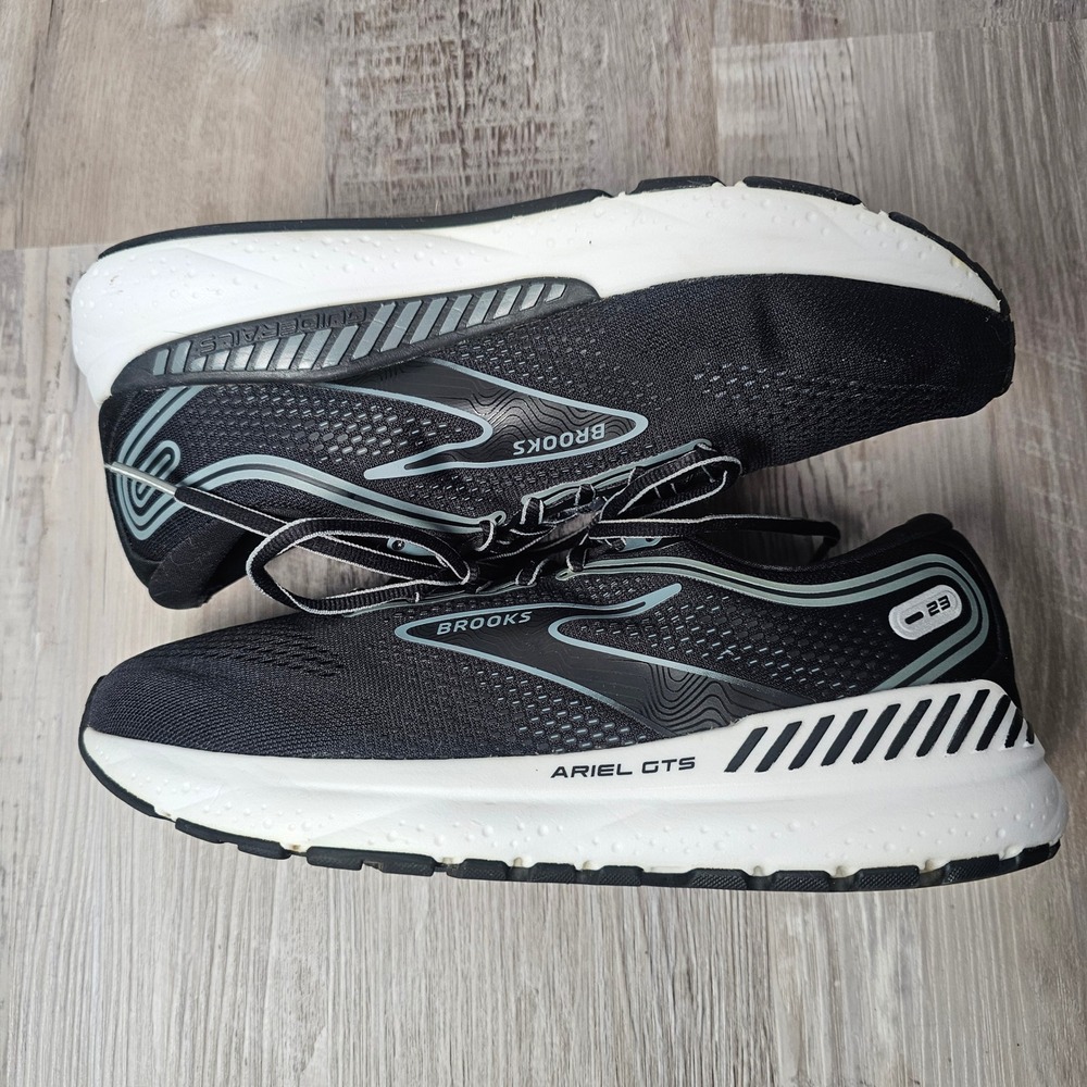 Brooks Ariel GTS 23 Women 10 Running Shoes Black‎ Support Athletic Sneakers
